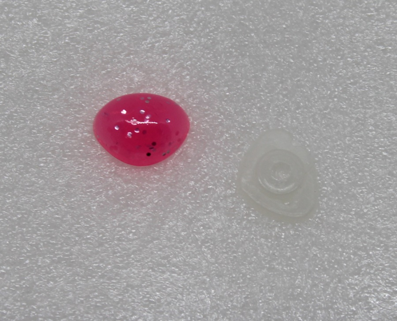 GEO-tri-gli  Sicherheitsnase 3-eckig Glitzerpink